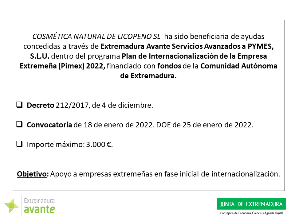 Programa "Pimex 2022"  de AVANTE